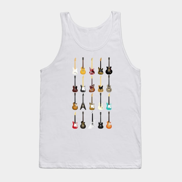 Guitar Collection Tank Top by d13design